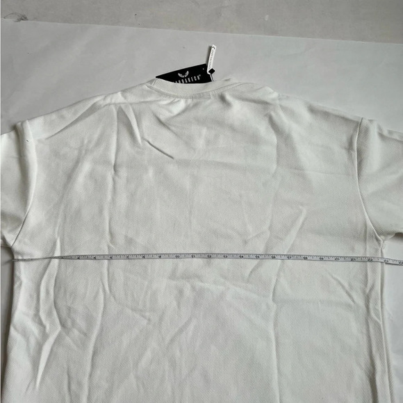 Men Ivory 2-Piece Set Short Sleeve T-Shirts (XL) and Shorts (L) Suits NWOT - Picture 5 of 16